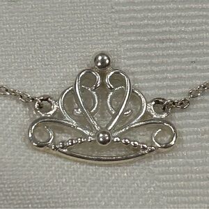 DISNEY Tiara Sterling 925 Necklace
